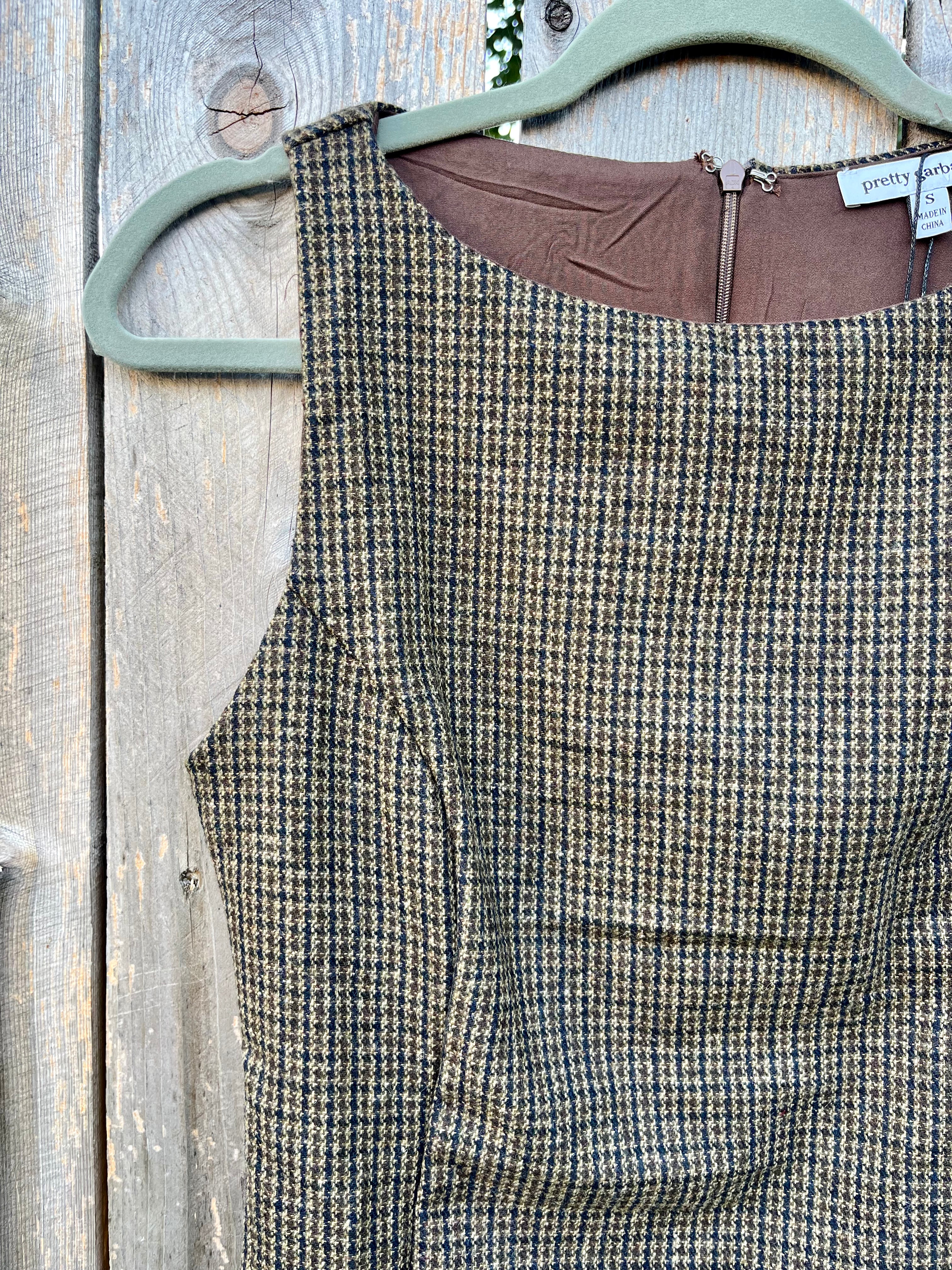 Hailey Houndstooth Mini Dress