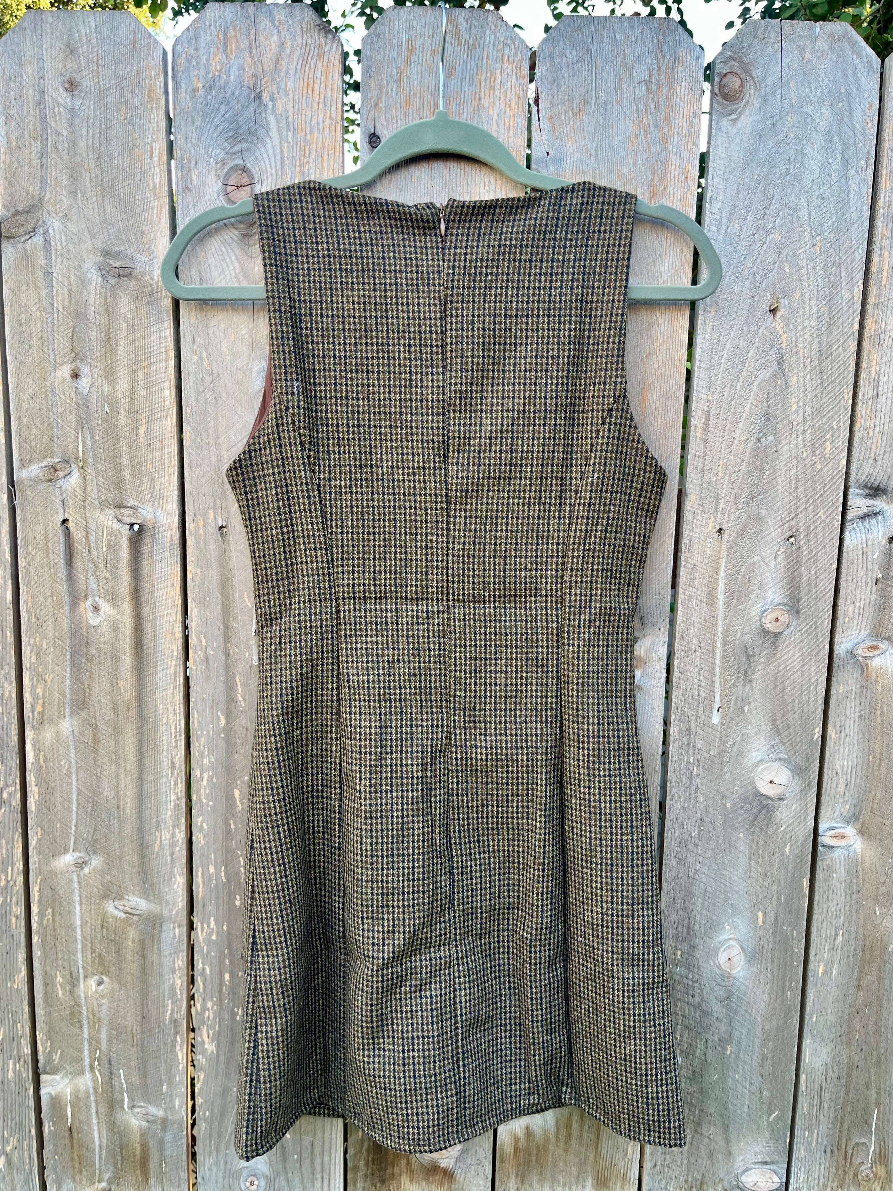 Hailey Houndstooth Mini Dress
