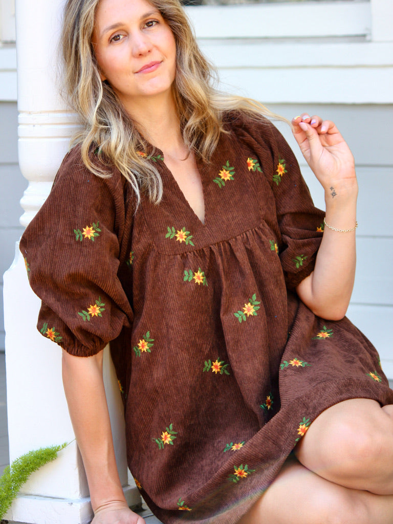 Carrie Corduroy Babydoll