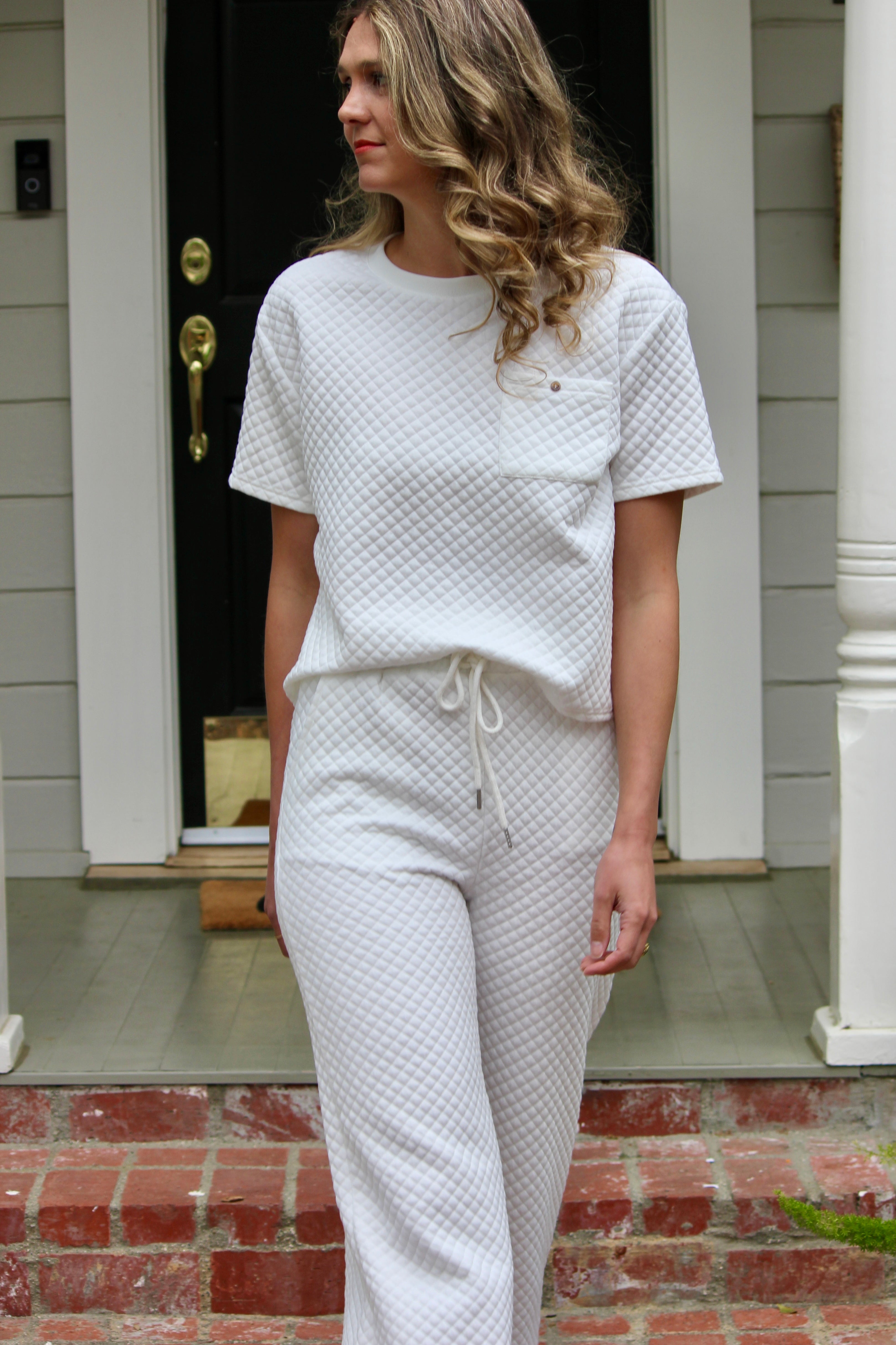 Quilted Set - White
