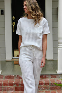 Quilted Set - White