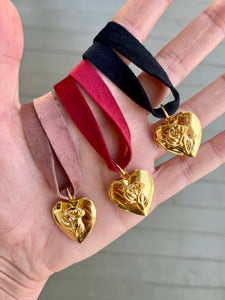 Velvet Time Heart Locket