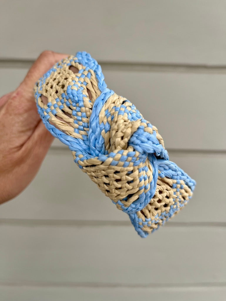 Seaside Woven Top Knot Headband
