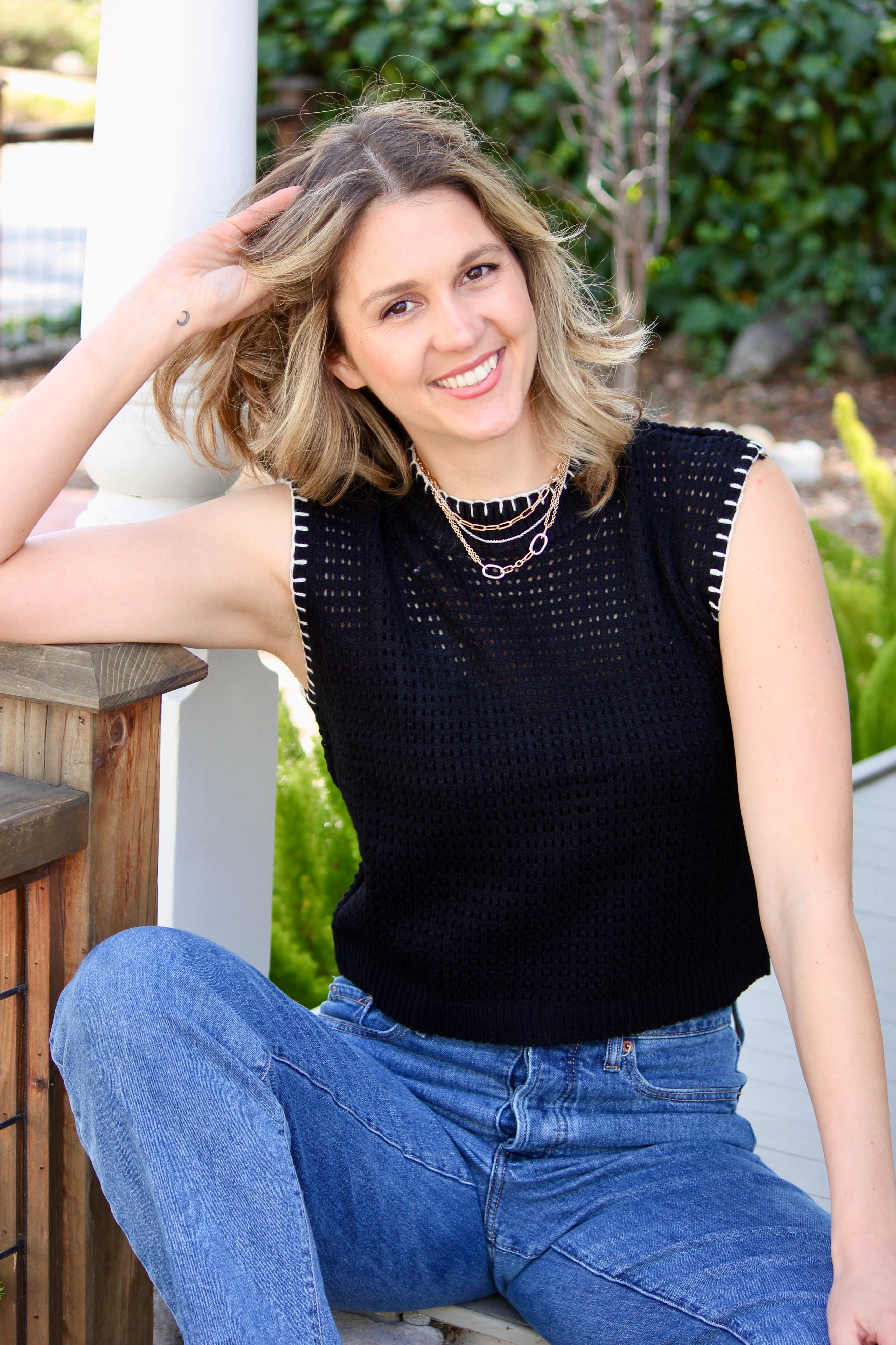 Mixed Metal Chain Necklace