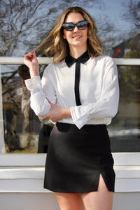 Carol Color Blocked Blouse