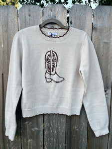 Cameron Cowboy Boots Sweater