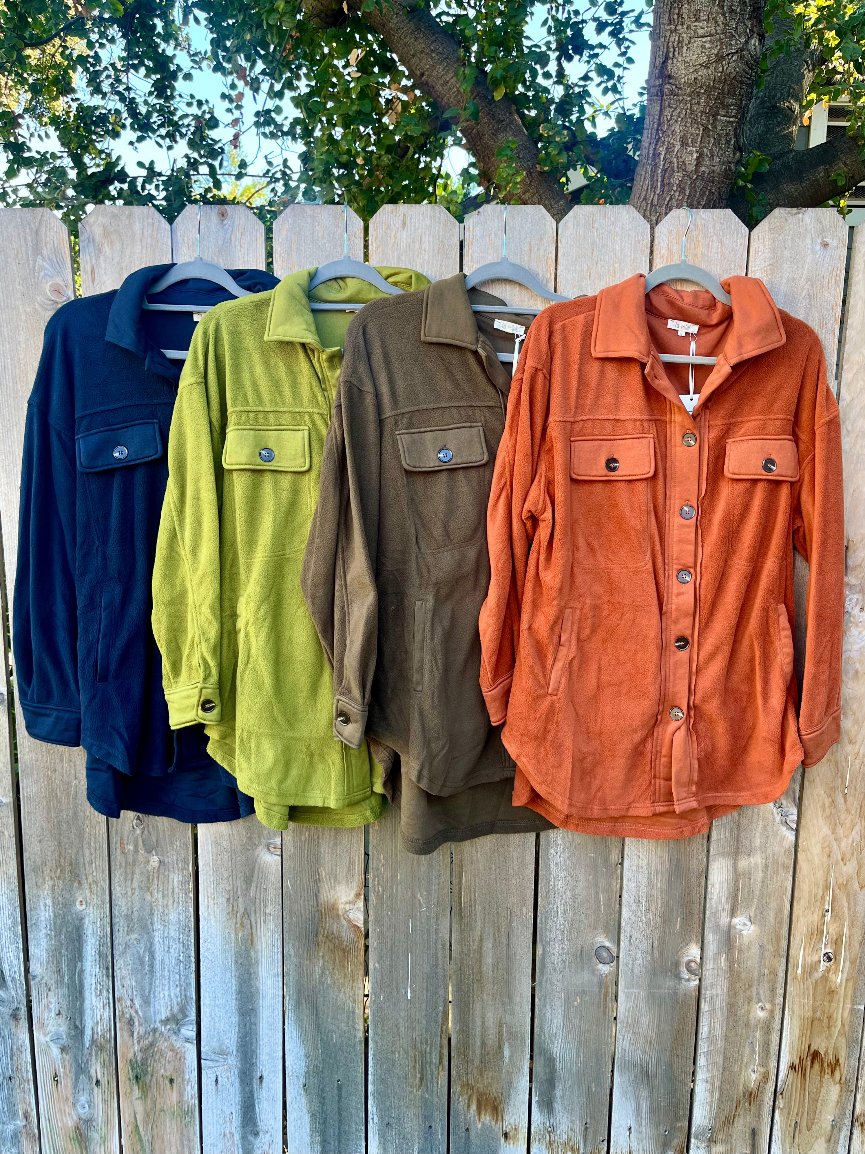 Fall Fleece Shacket