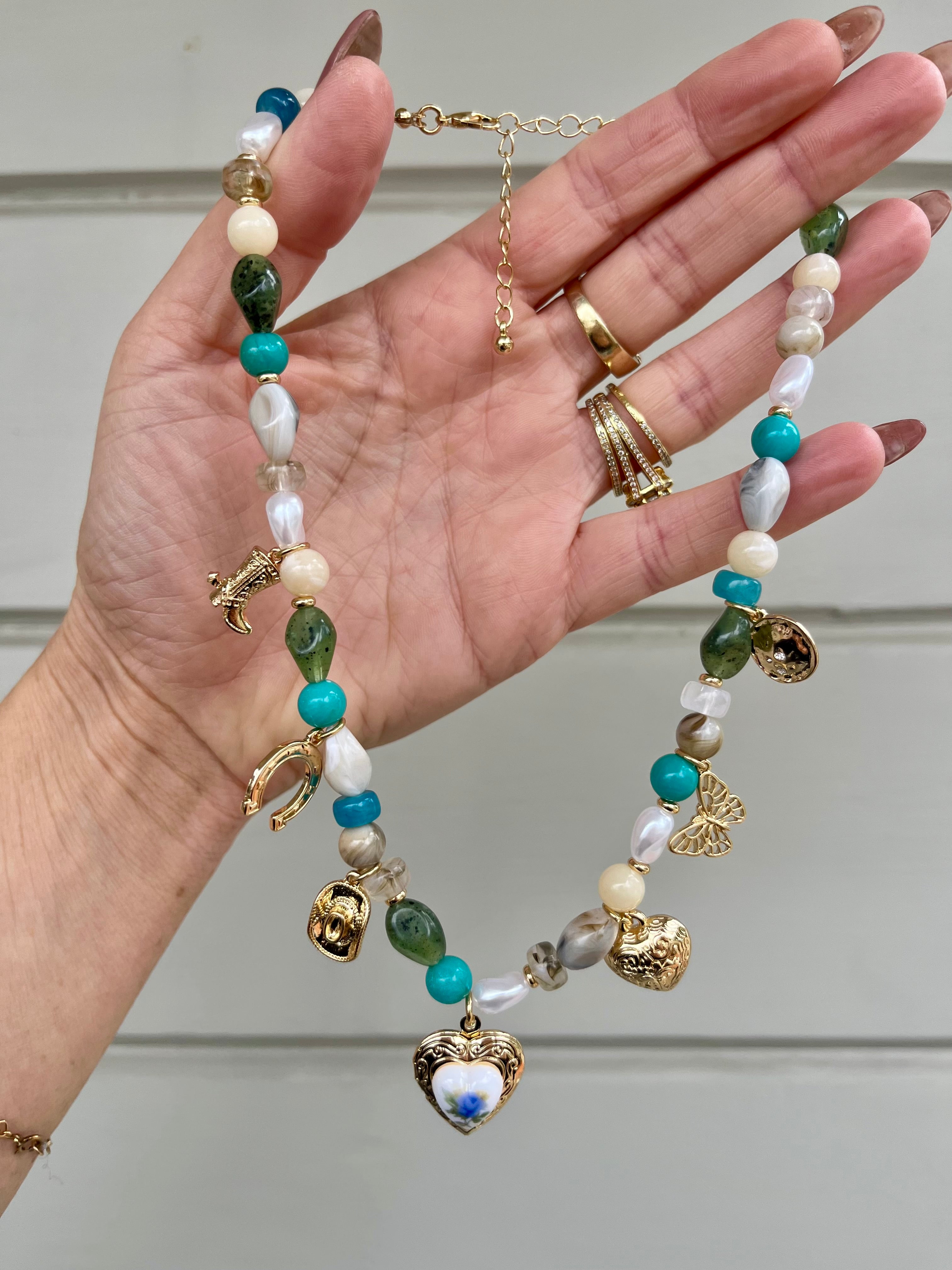 Costal Cowgirl Charm Necklace