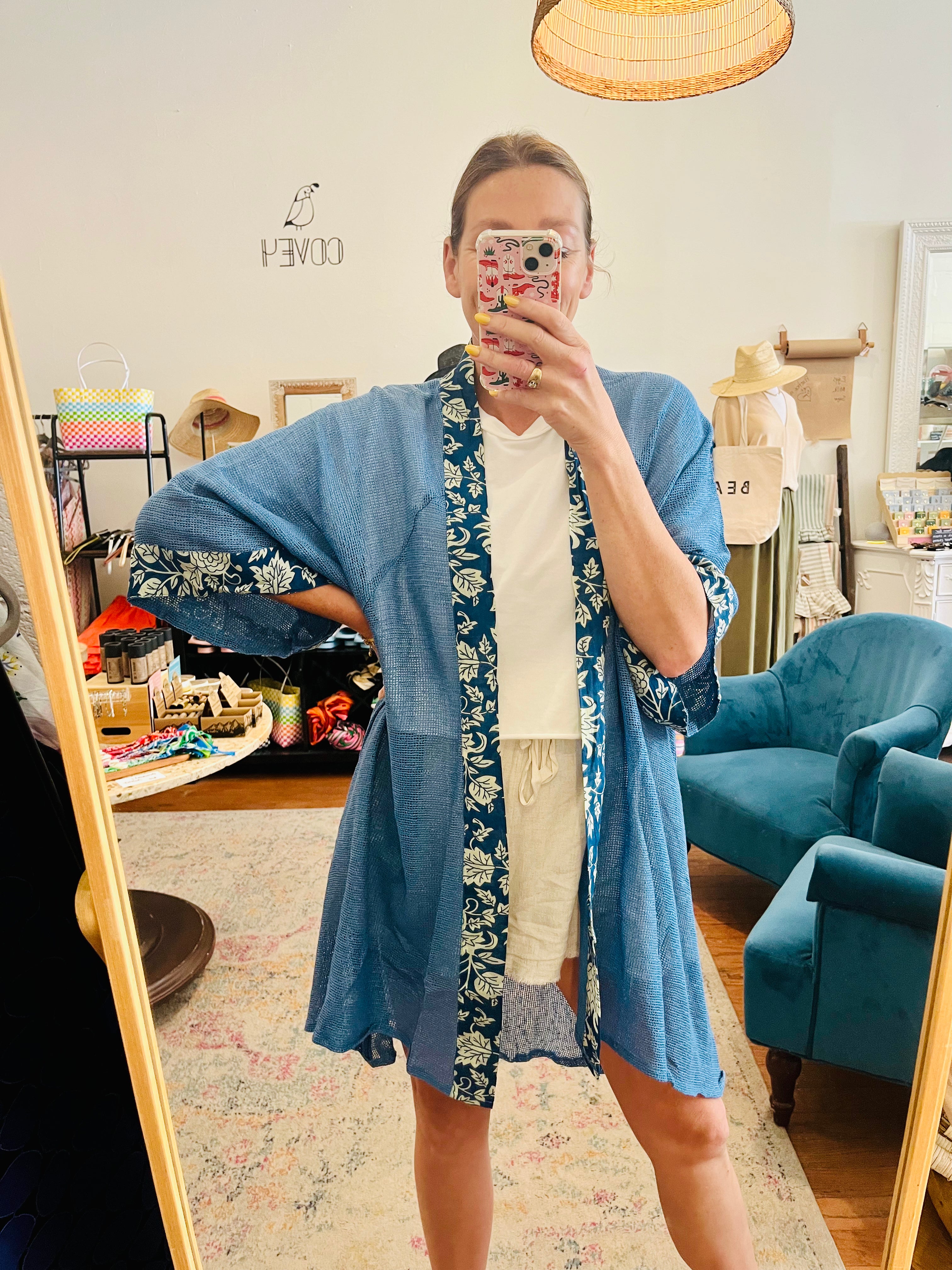 Mesh Kimono