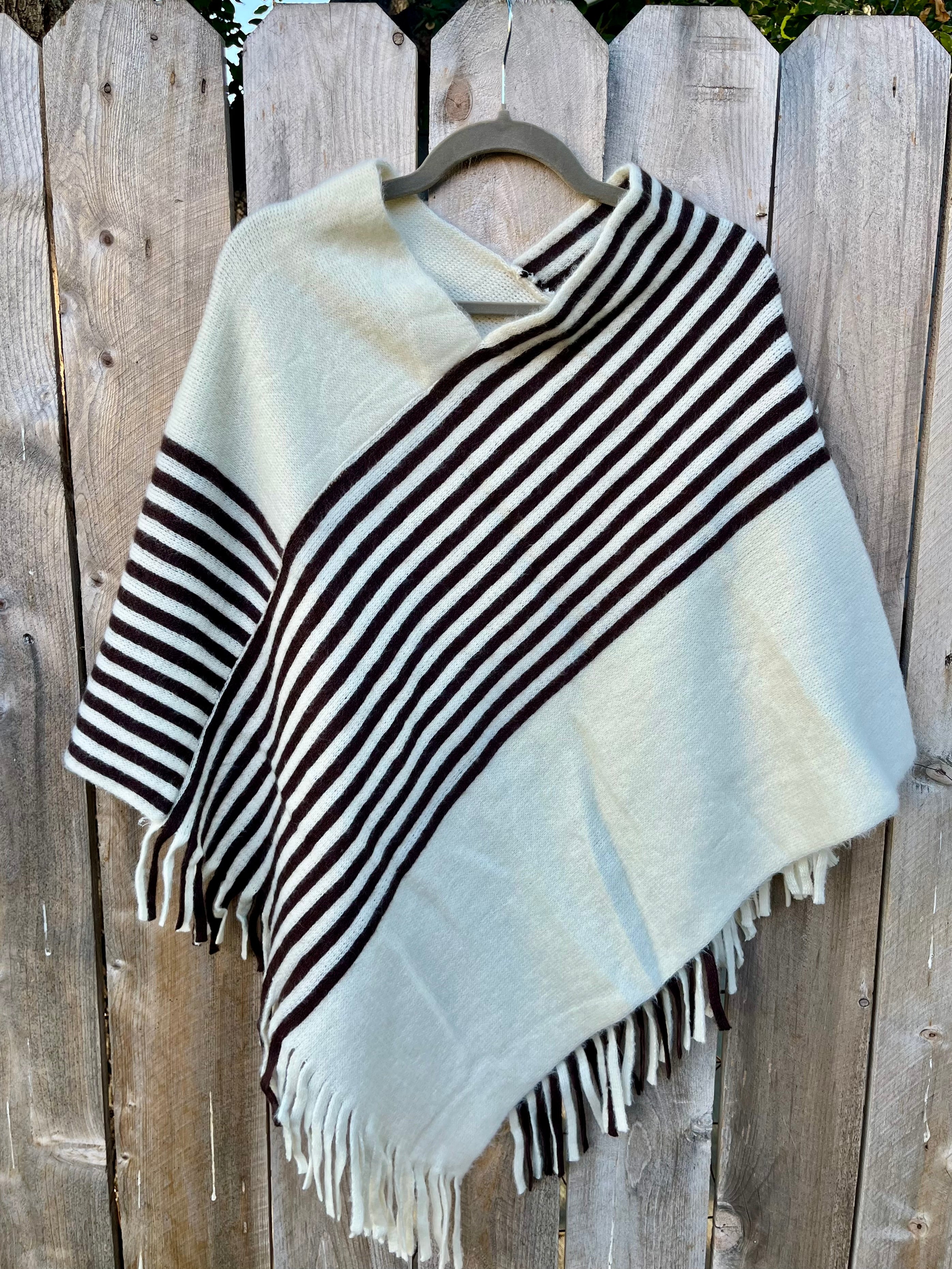 Poly Fringe Poncho