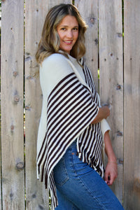 Poly Fringe Poncho