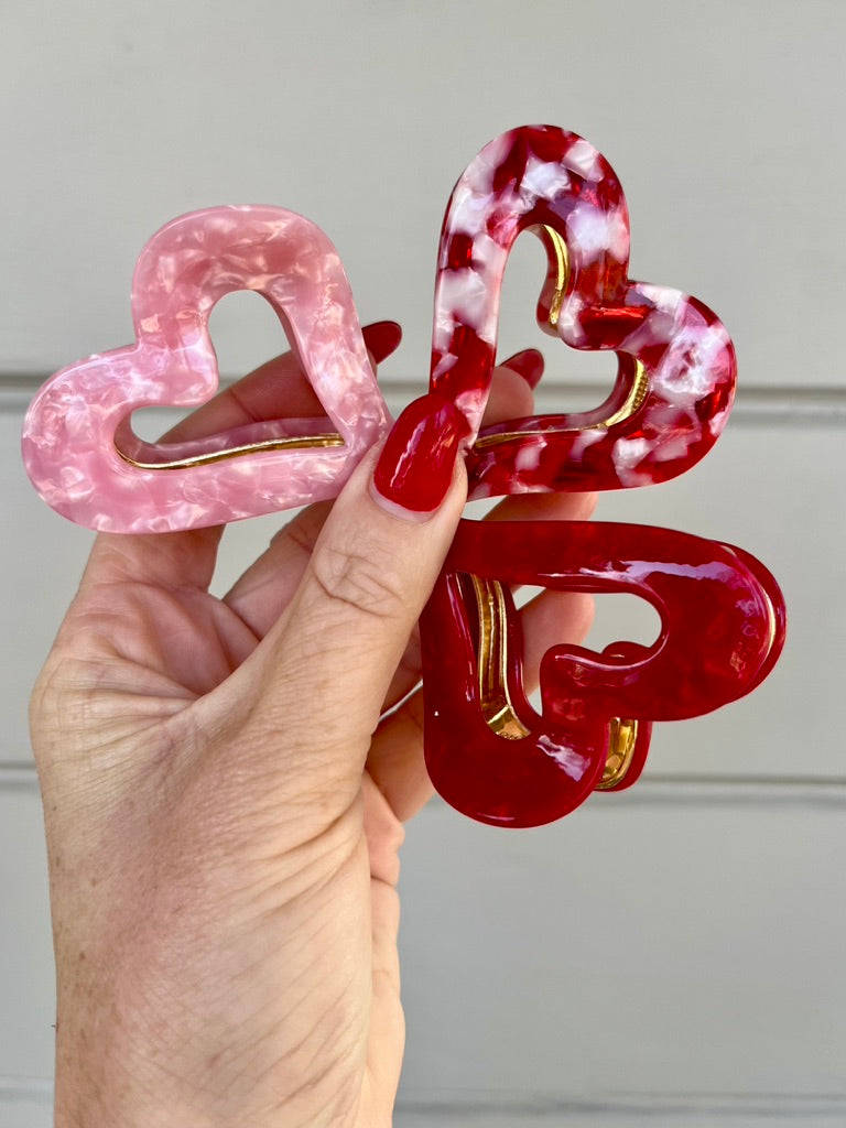 Heart Claw Clip