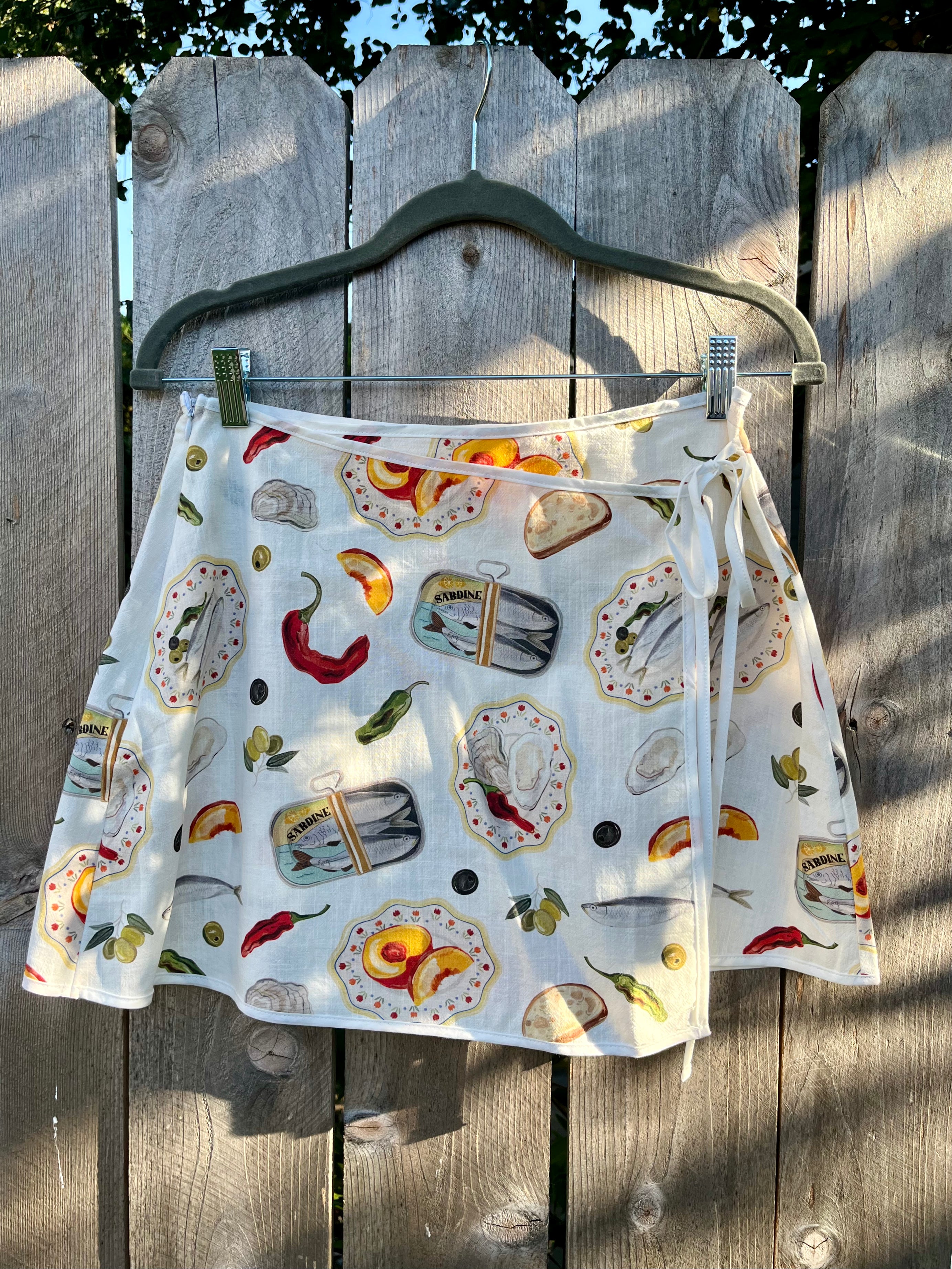 Mediterranean Wrap Skirt