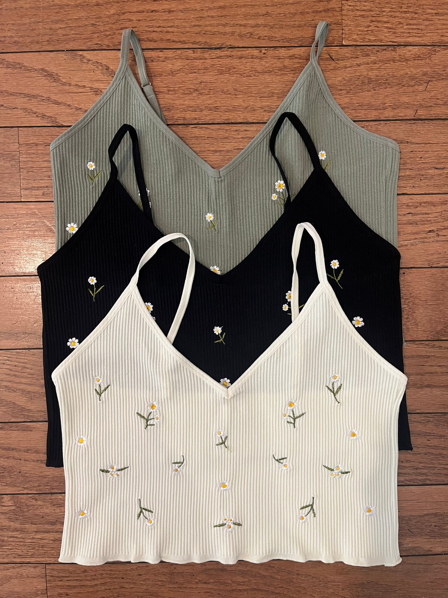 Daisy Embroidered Cami