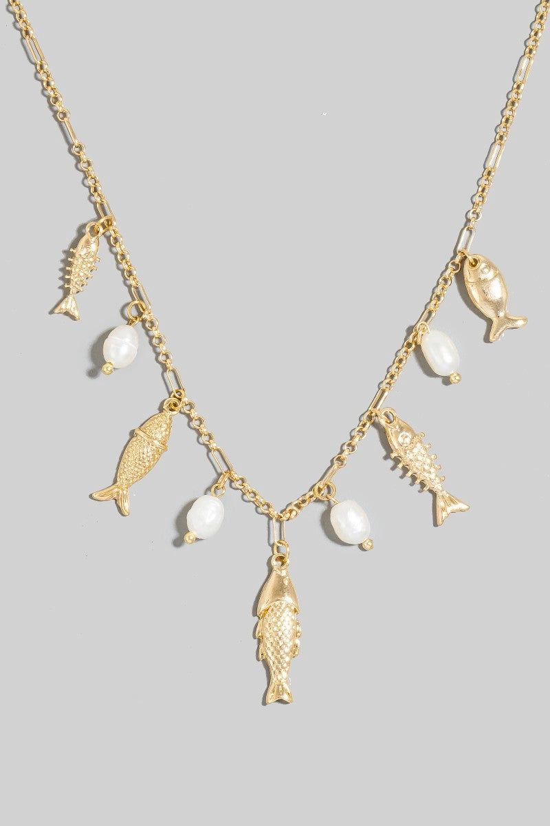 Sardine On a Line Necklace