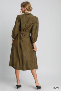 The Willow Dress - Olive