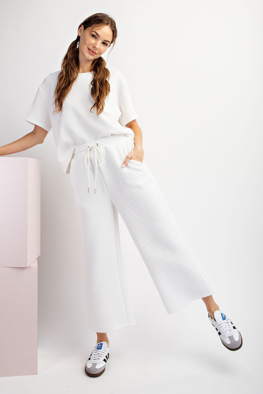 Quilted Set - White