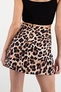 Laney Leopard Skort