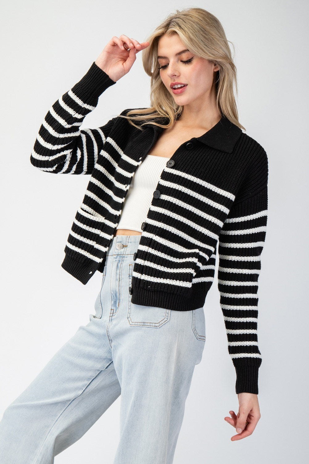 Sydney Striped Cardigan