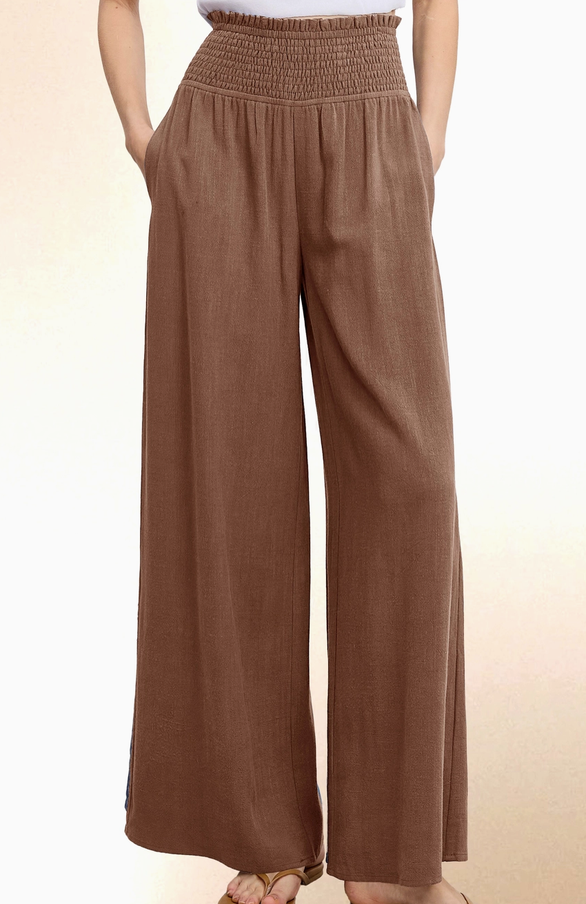 Susan Smocked Waist Pant