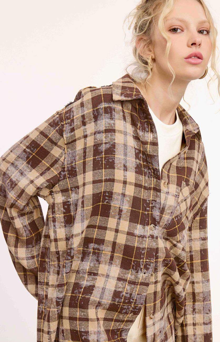 Allie Acid Wash Flannel