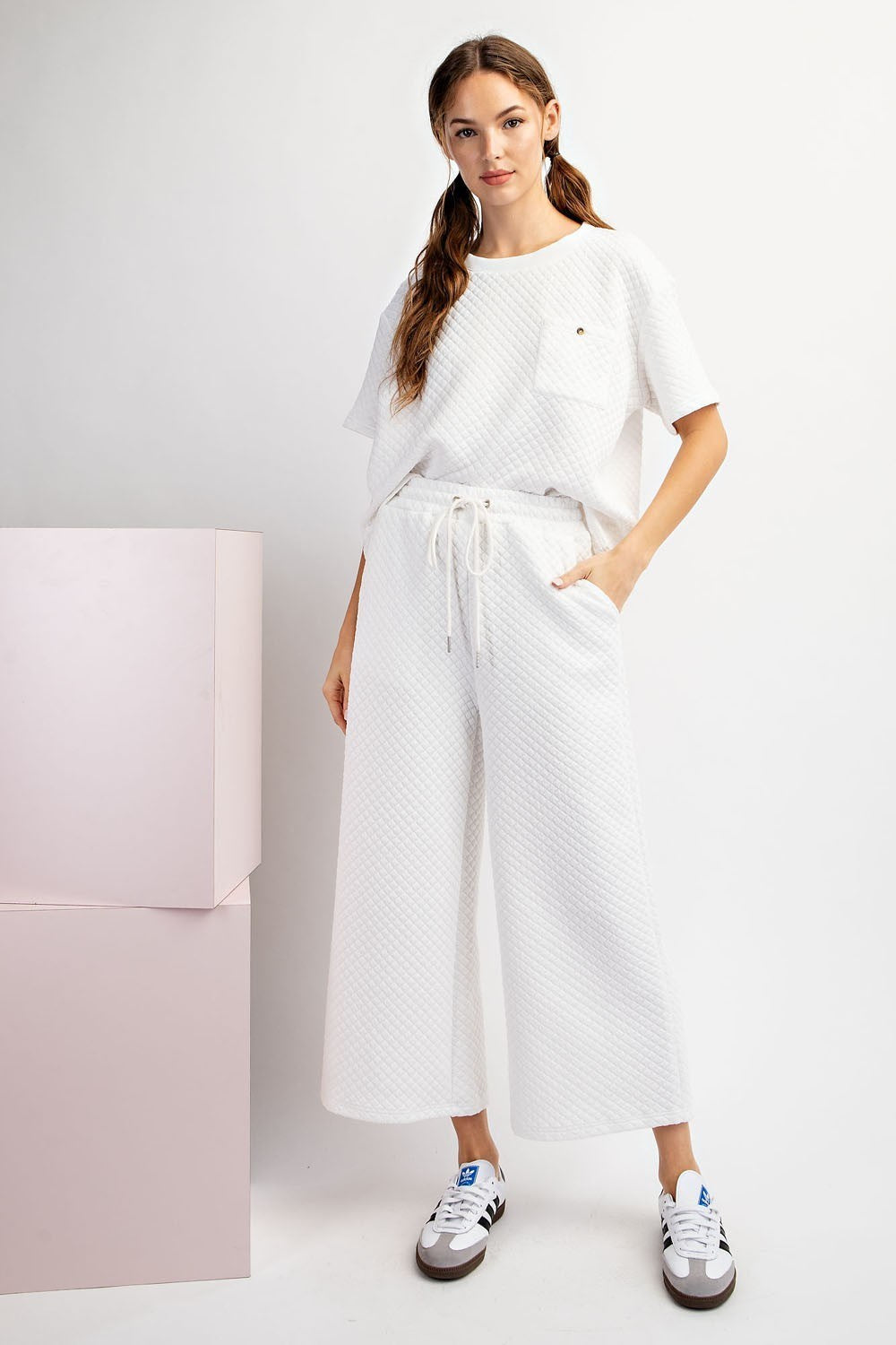 Quilted Set - White