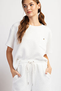 Quilted Set - White