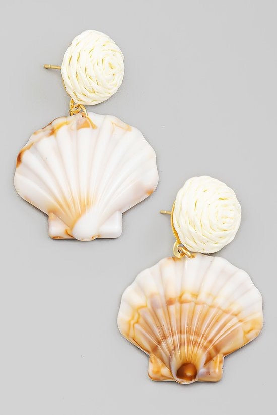 Dangling Shell Earrings