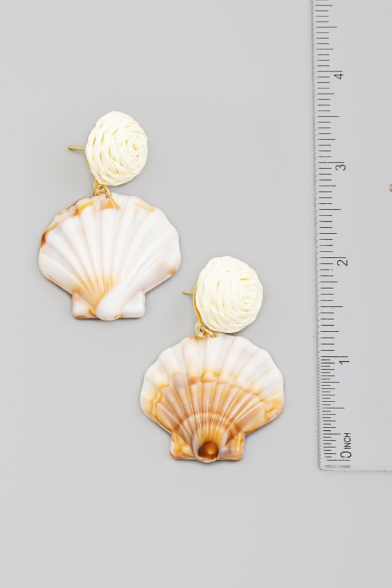 Dangling Shell Earrings