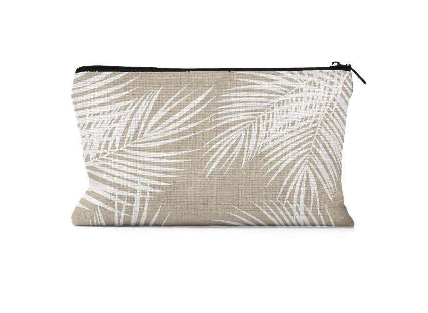 Palm Pouch - Tan/Coral/Black/Sage