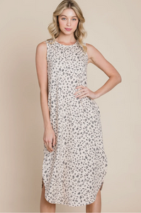 Animal Print Tank Dress