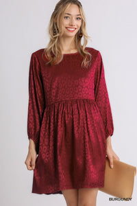 The Holly Dress - Burgundy