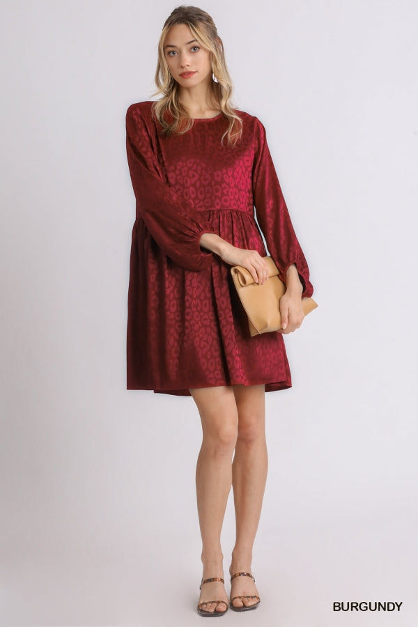 The Holly Dress - Burgundy