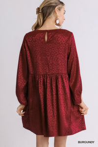 The Holly Dress - Burgundy