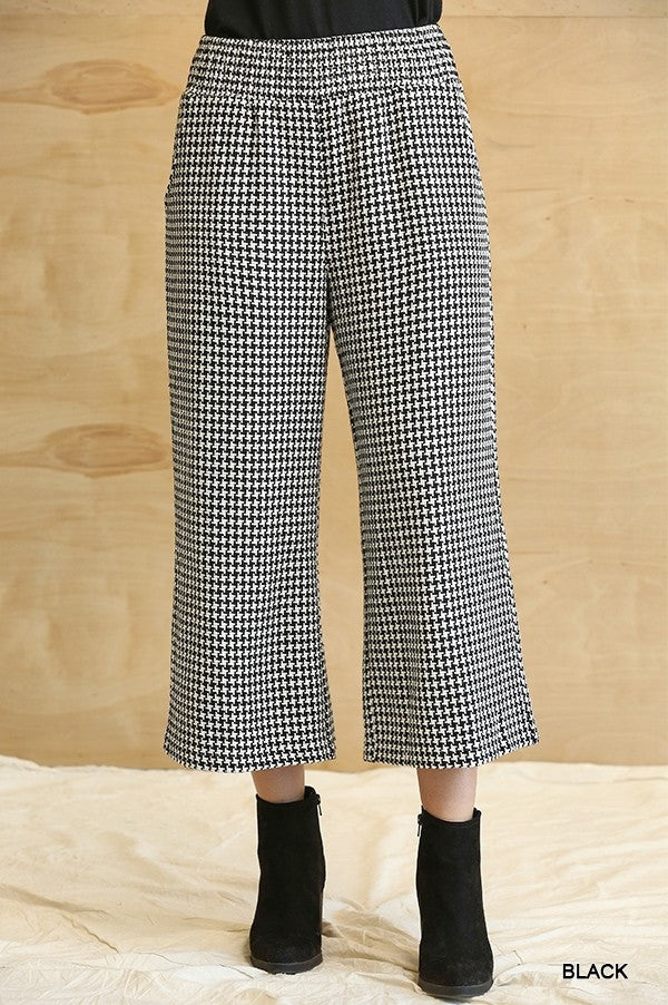 Houndstooth Crop