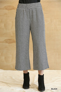 Houndstooth Crop