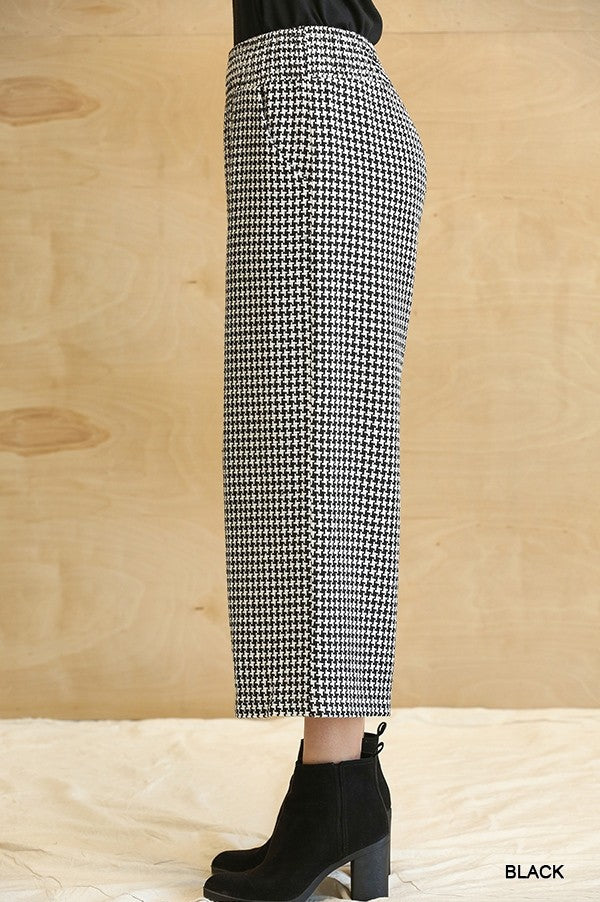 Houndstooth Crop