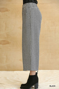 Houndstooth Crop