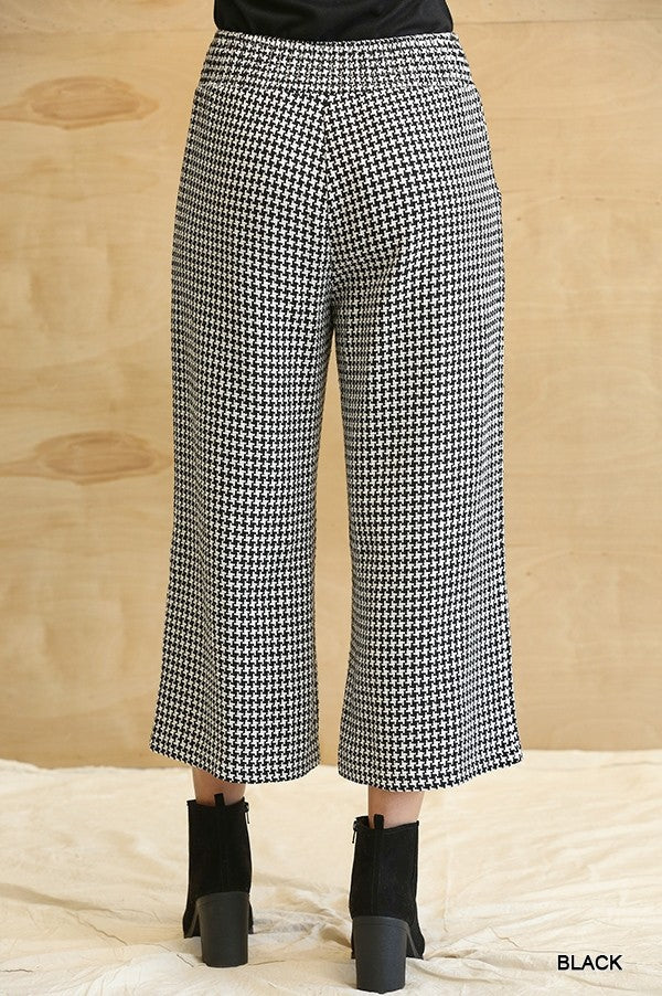 Houndstooth Crop